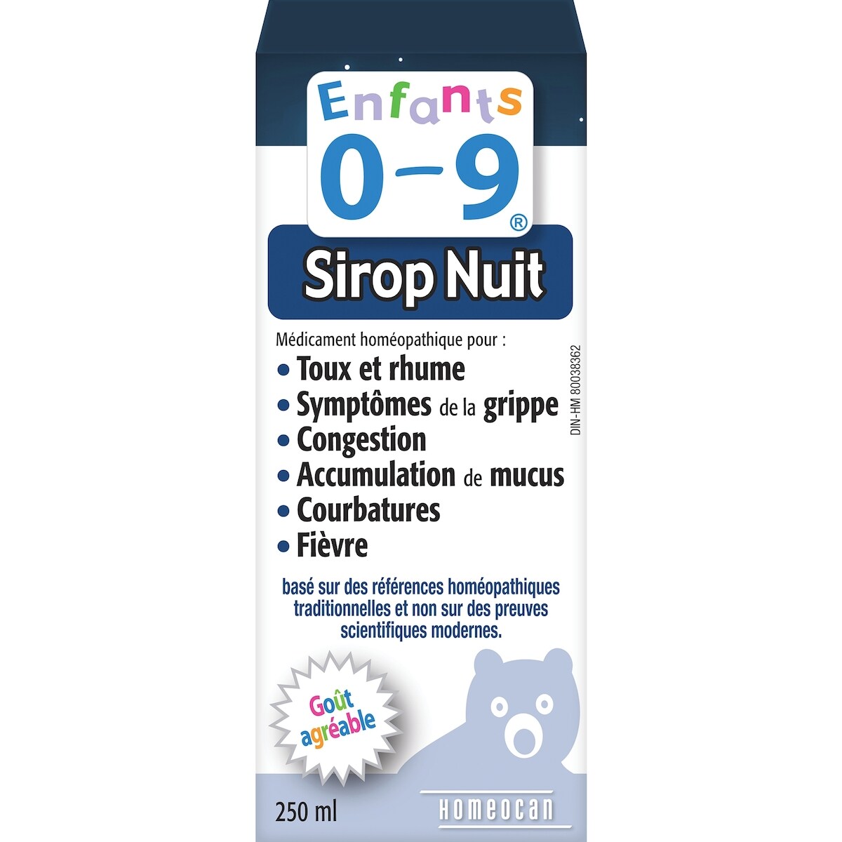 Enfants 0-9 Sirop Nuit