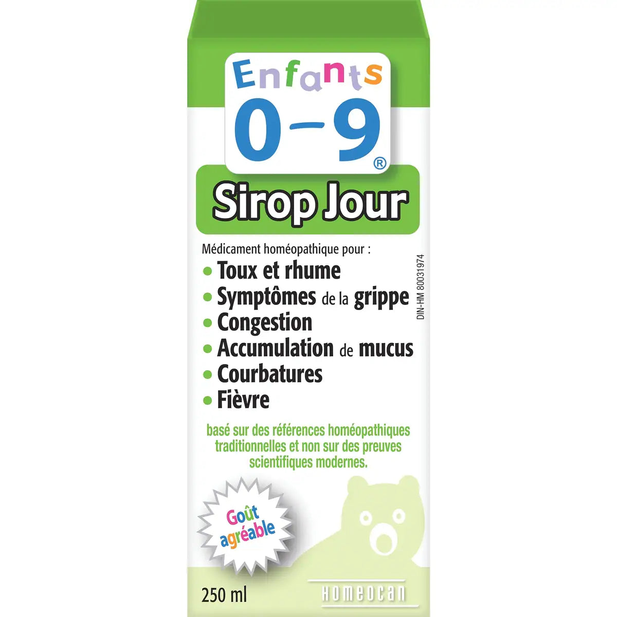 Enfants 0-9 Sirop Jour