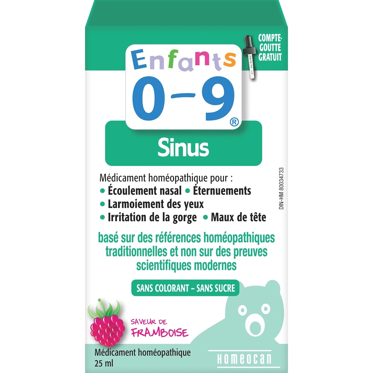 Enfants 0-9  Sinus