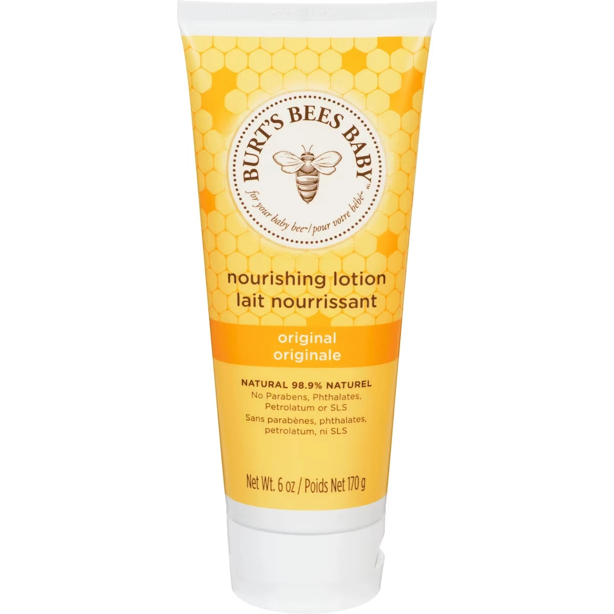 Lait nourrissant original de Burt’s Bees Baby, 170 g
