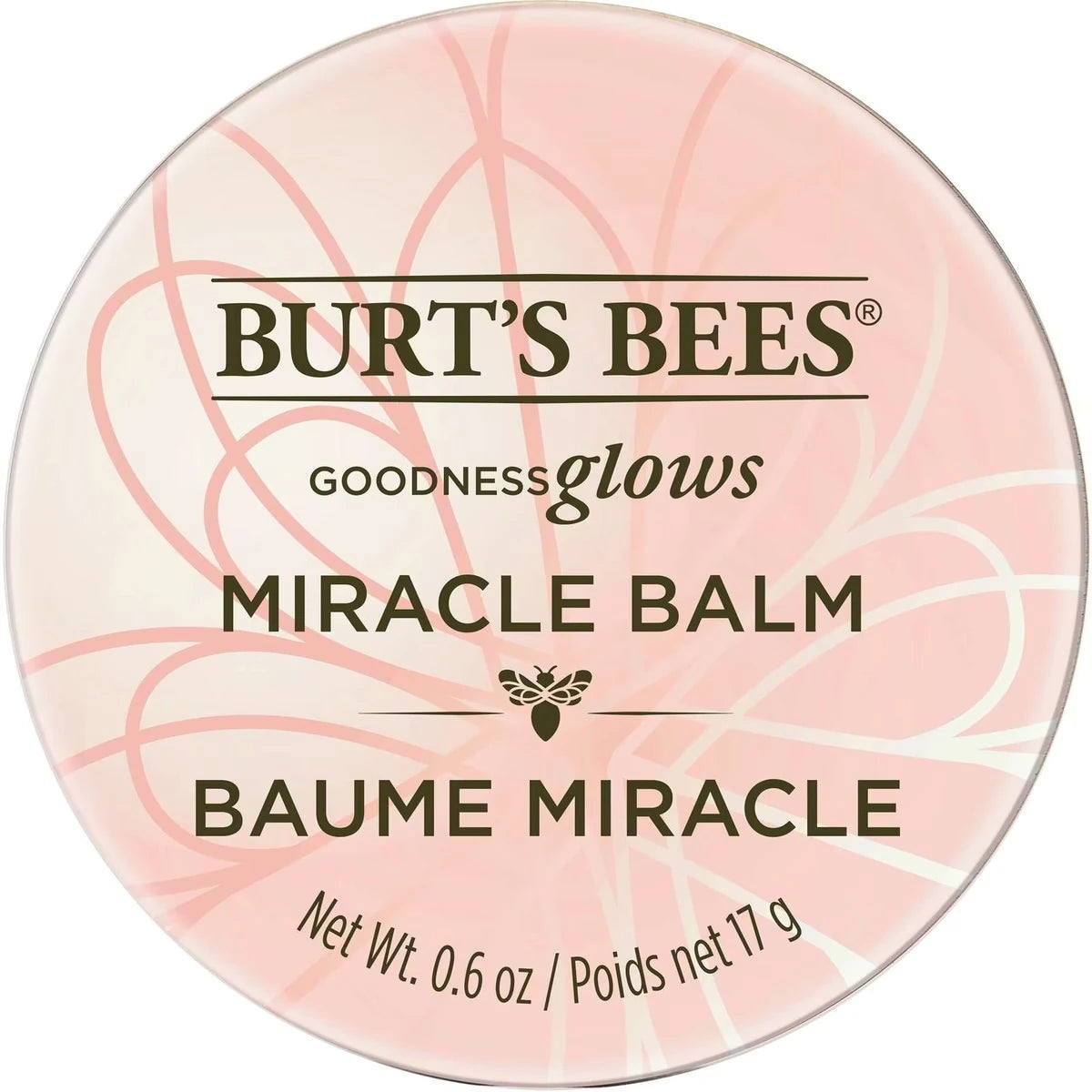100% Natural Origin Goodness Glows Miracle Balm, Softens Dry Skin –17g Tin