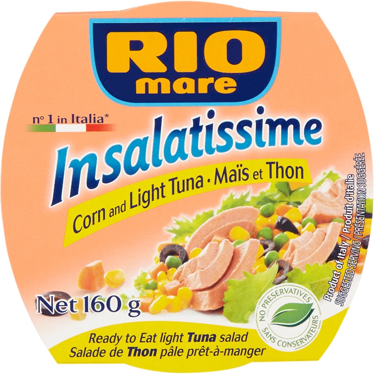 Salade de thon et maïs