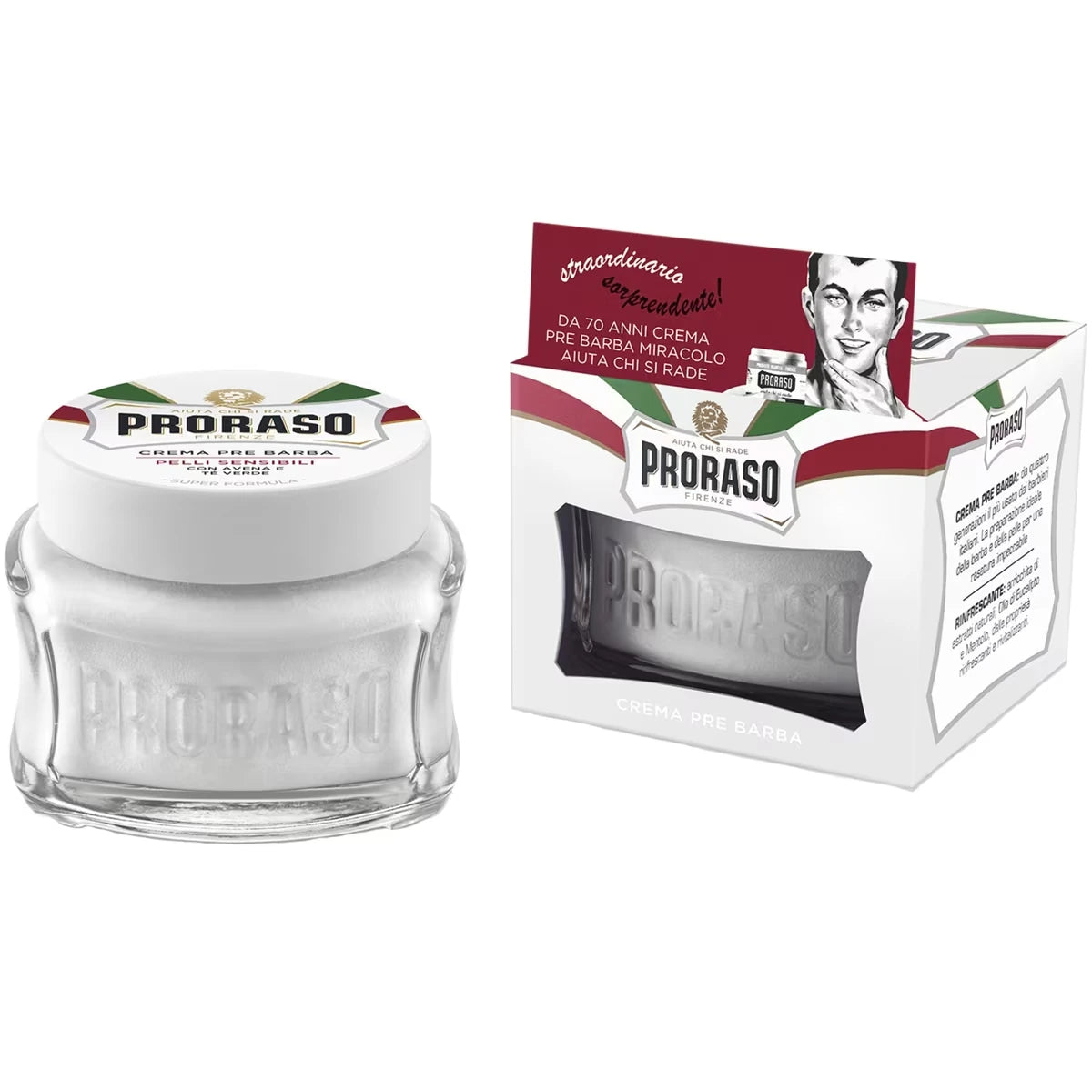 Crème avant rasage anti irritation Thé vert
