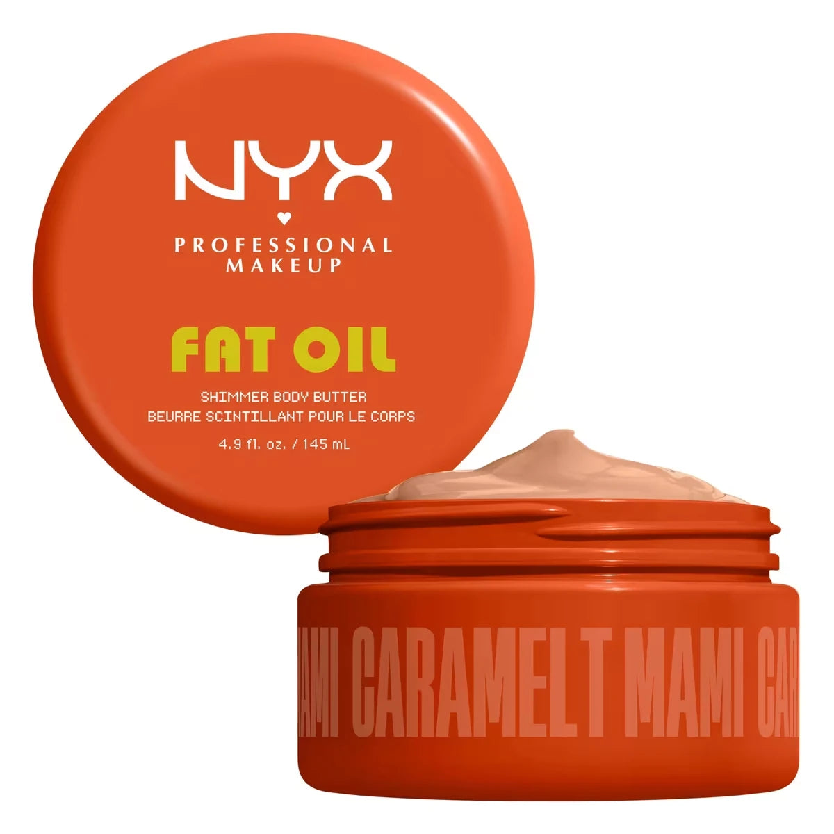 Beurre corporel Fat Oil Caramelt Mami Crème éclat pour le corps