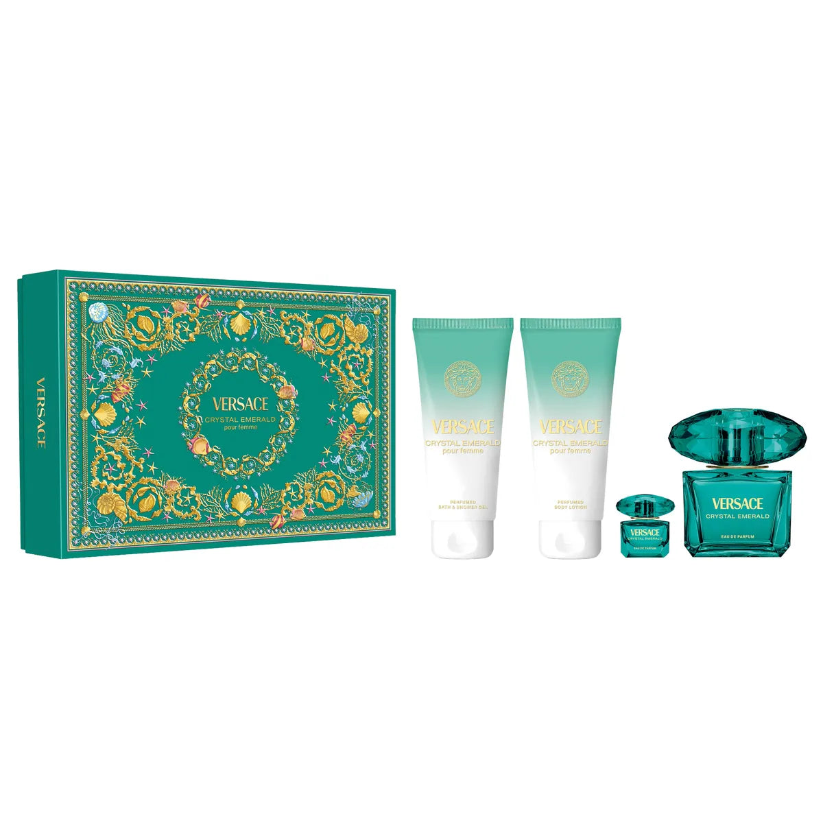 Versace Crystal Emerald Eau de Parfum 3pc Set