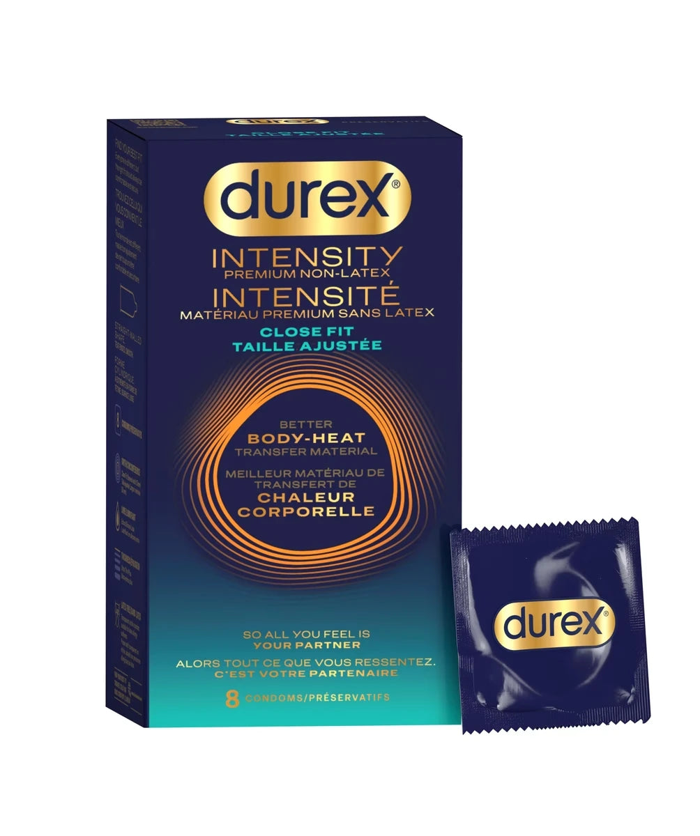Intensité matériau premium sans latex 8 préservatifs - Taille ajustée
