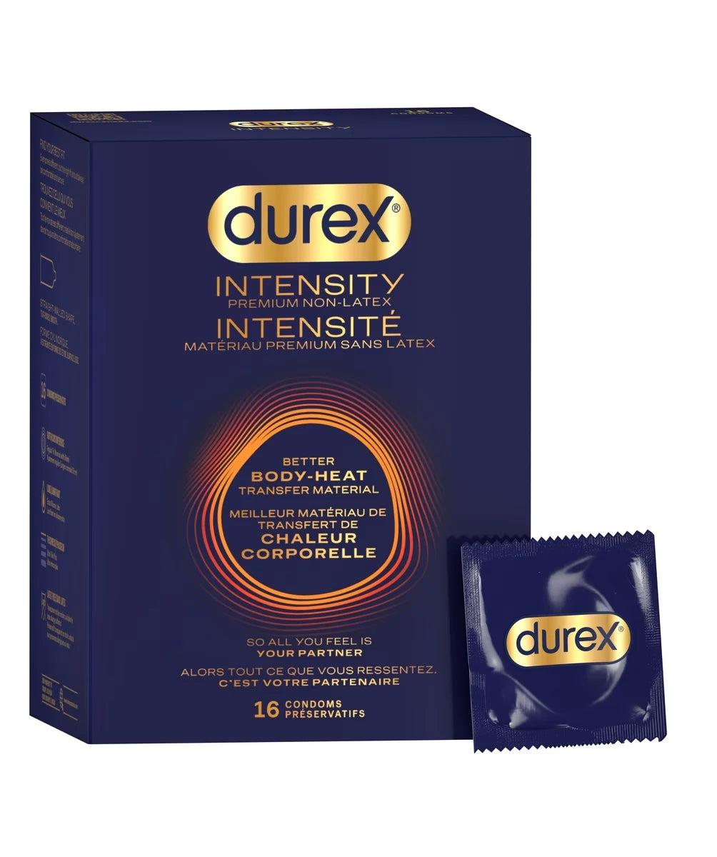 Intensité matériau premium sans latex 16 préservatifs