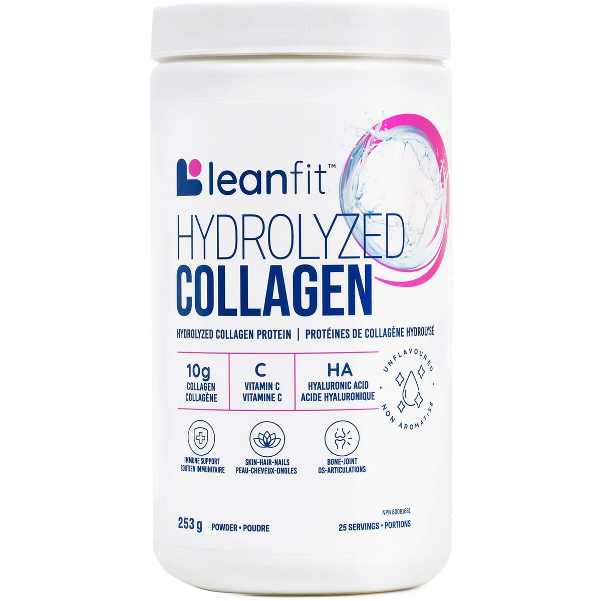 protéines de collagène hydrolyse, non aromatise