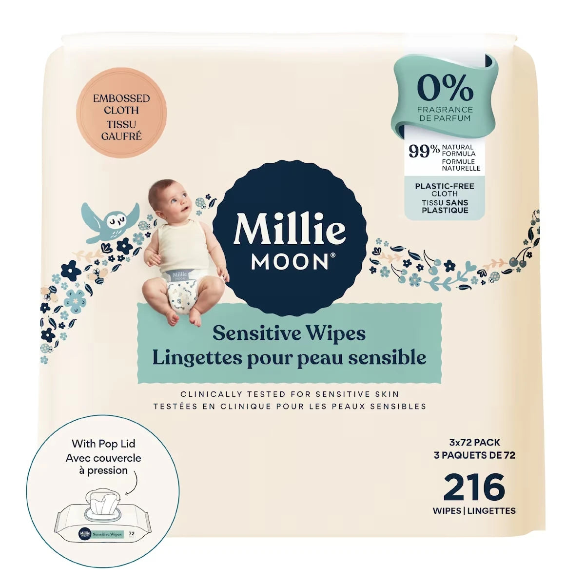 Lingettes sensibles