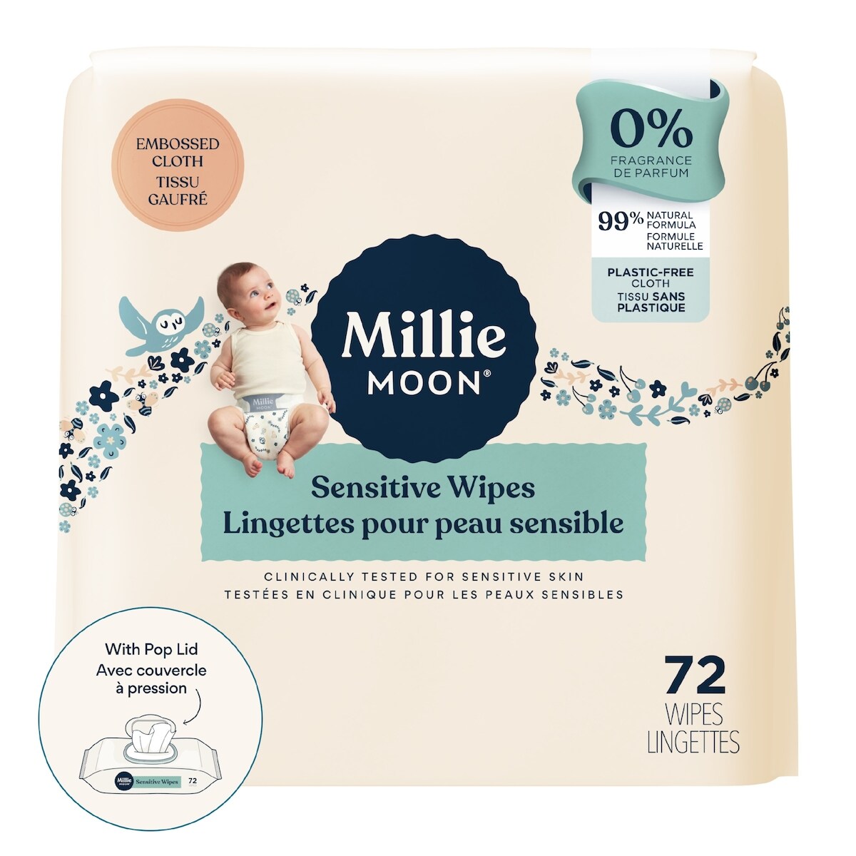 Lingettes sensibles