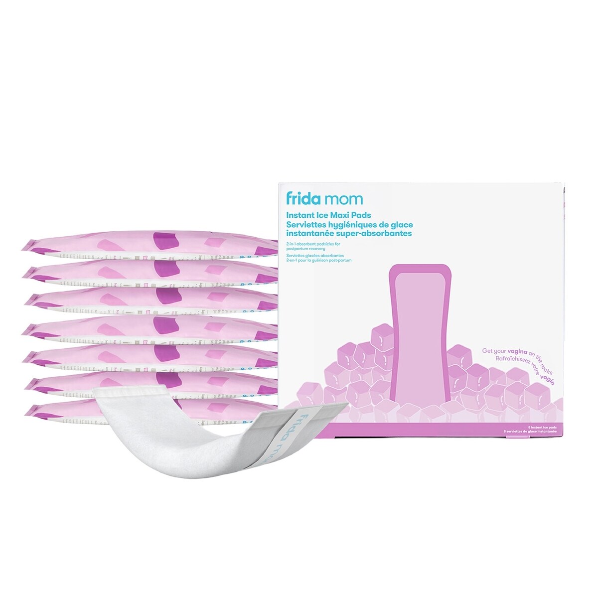 Serviettes Maxi Glacées Instantanées (Lot De 8)