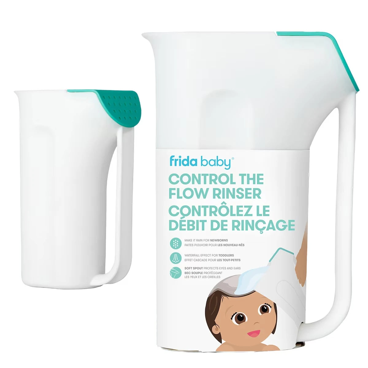 Contrôlez le débit du rinçage