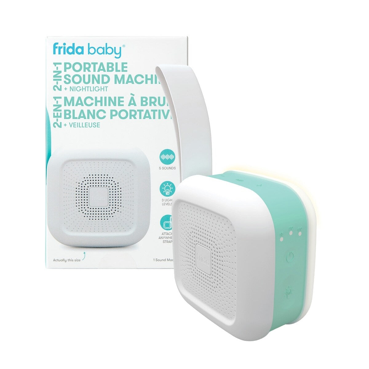 Machine À Bruit + Veilleuse Portable 2-en-1