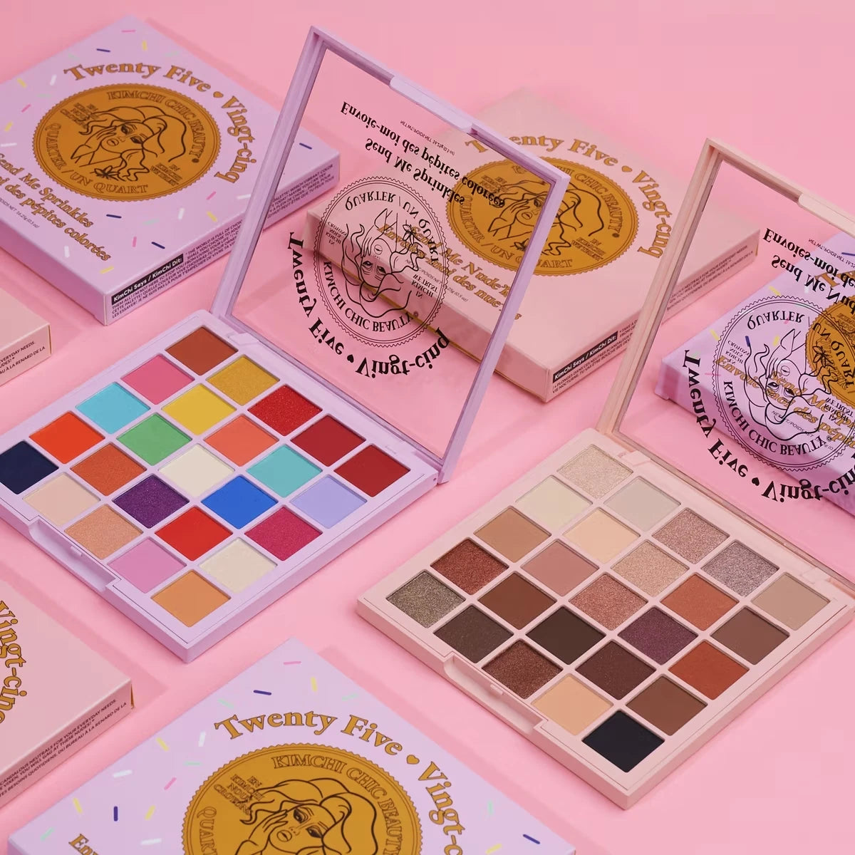 Twenty Five - 25 Pressed Eyeshadows And Pigments - Send Me Nude'Les