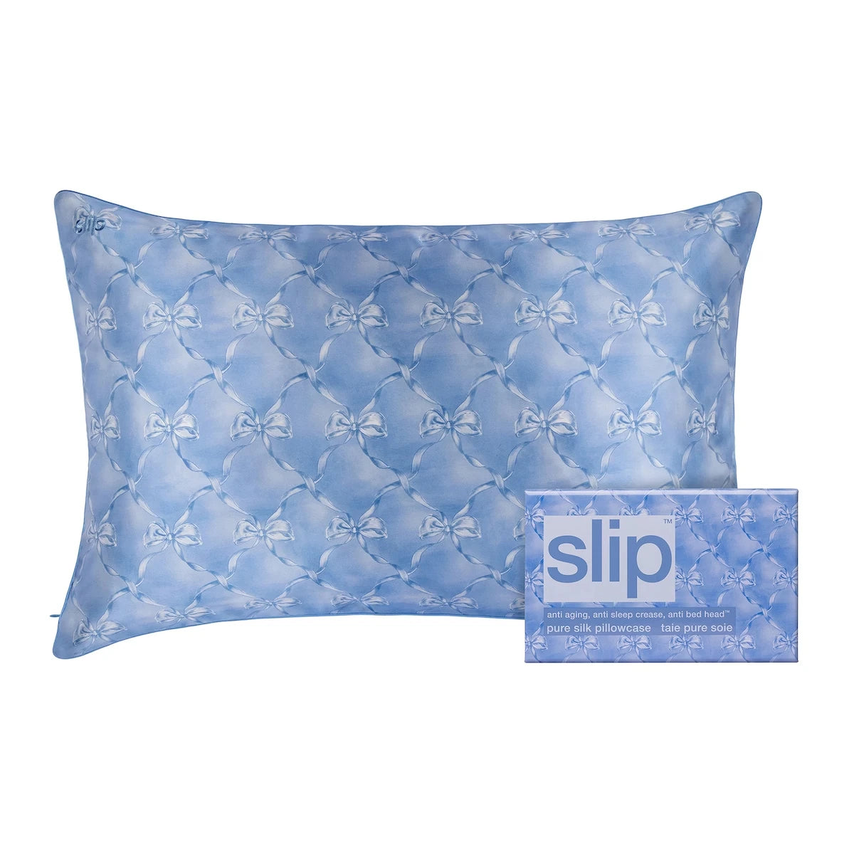 slip taie d'oreiller pure soie queen - Jacinthe des bois