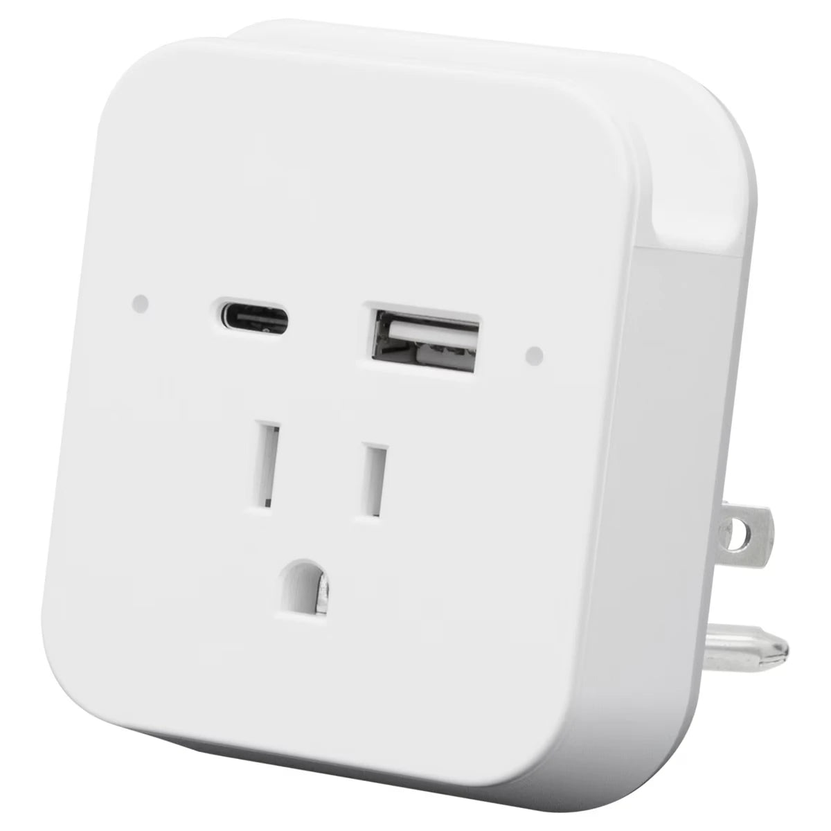 Chargeur mural multiport Deux ports USB-C et USB-A avec prise
