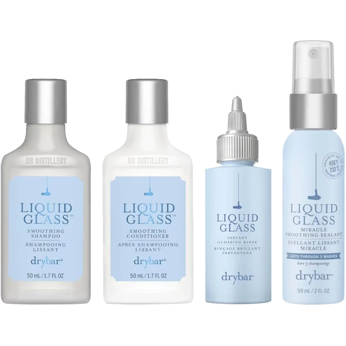 Glossy Gang On-The-Go Collection Pour Cheveux Lisses Format Voyage
