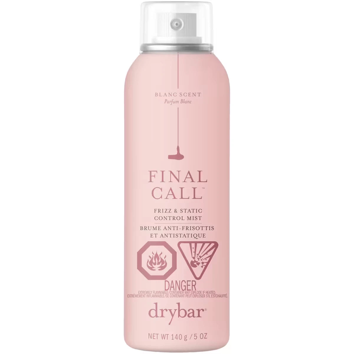 Final Call Brume Anti-Frisottis et Antistatique Parfum Blanc