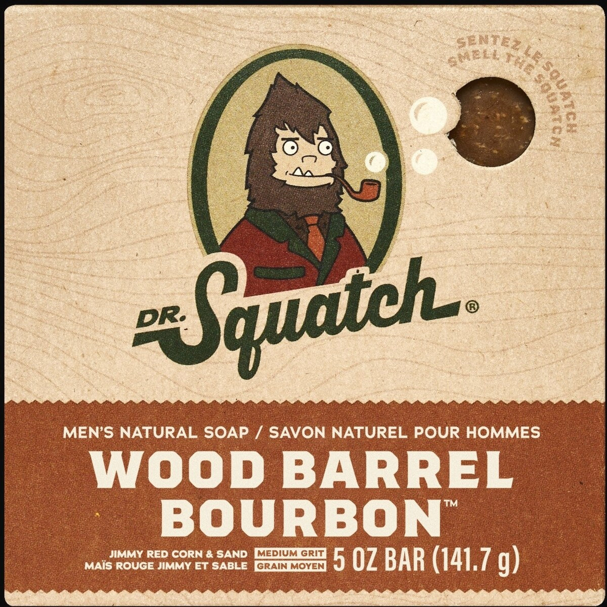 Wood Barrel Bourbon Bar Savon