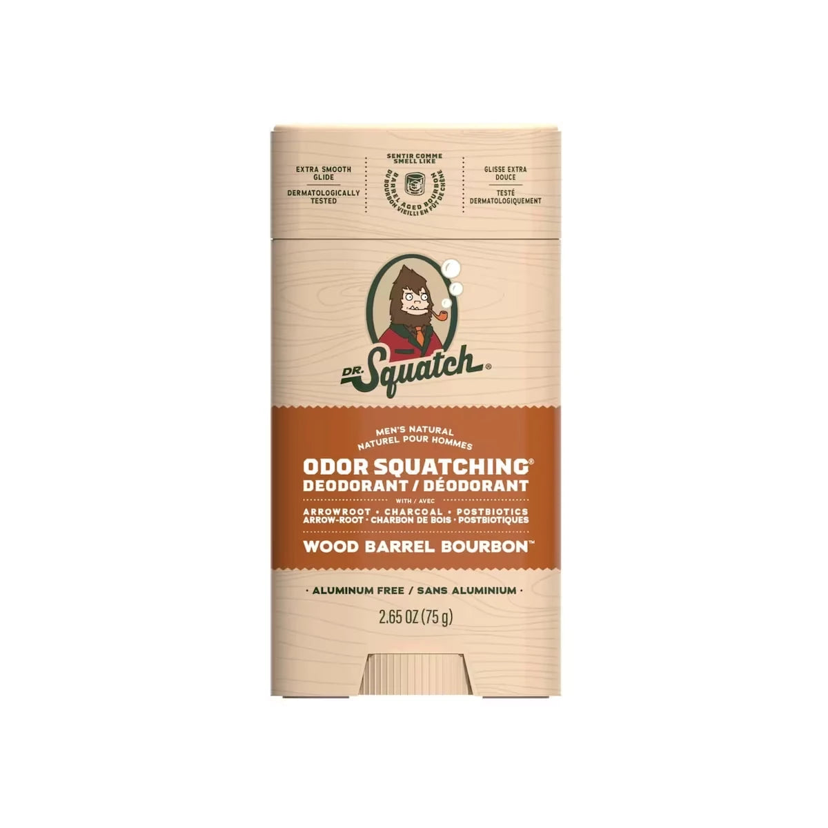 Déodorant naturel pour hommes, Wood Barrel Bourbon