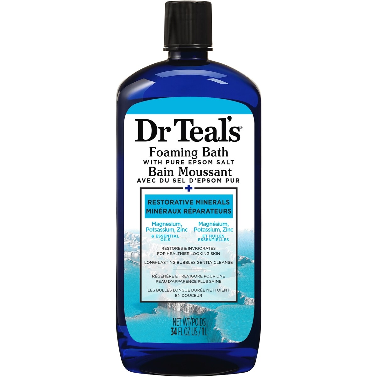 Bain Moussant avec du Sel D'Epsom Pur,  Minéraux Réparateurs