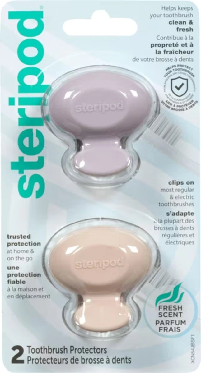 Steripod Lot de 2 protecteurs de brosse à dents
