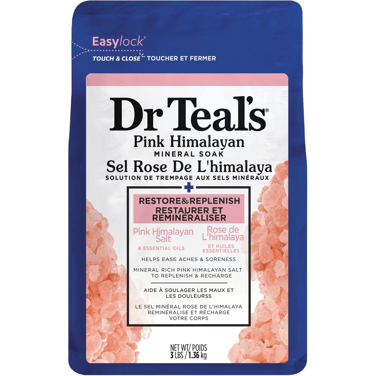 Sel Rose De L'himalaya solution de trempage aux sels minéraux, Restaurer Et Reminéraliser, Rose de L'himalaya et huiles essentielles
