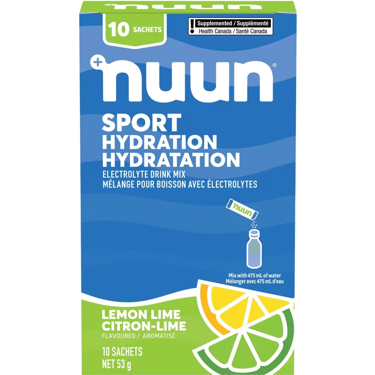Poudre de sport Citron vert