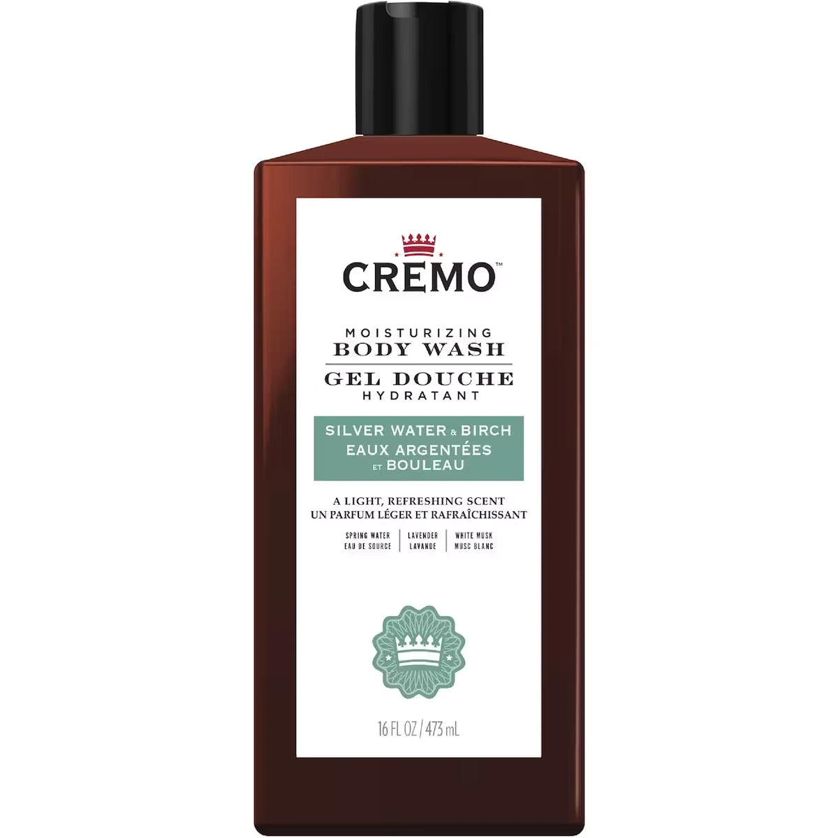 Gel douche au parfum d’eaux argentées et de bouleau de marque, 473 mL