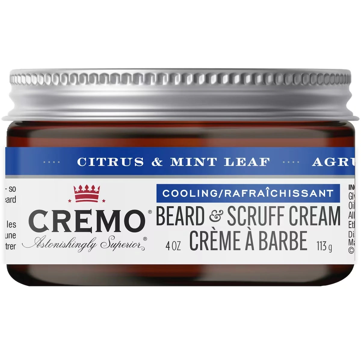 Crème à barbe rafraîchissante
