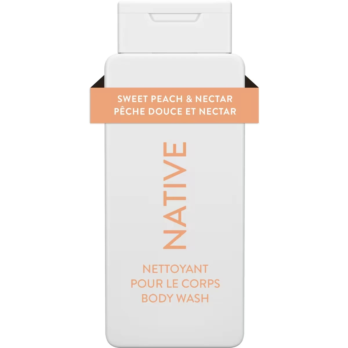 Nettoyant pour le corps Pêche sucrée et nectar – sans sulfate, sans parabènes