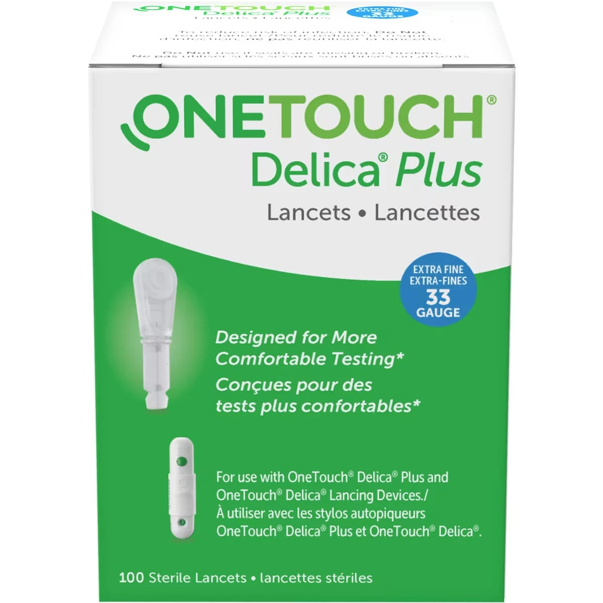 Lancettes Onetouch® Delica® Plus 33g