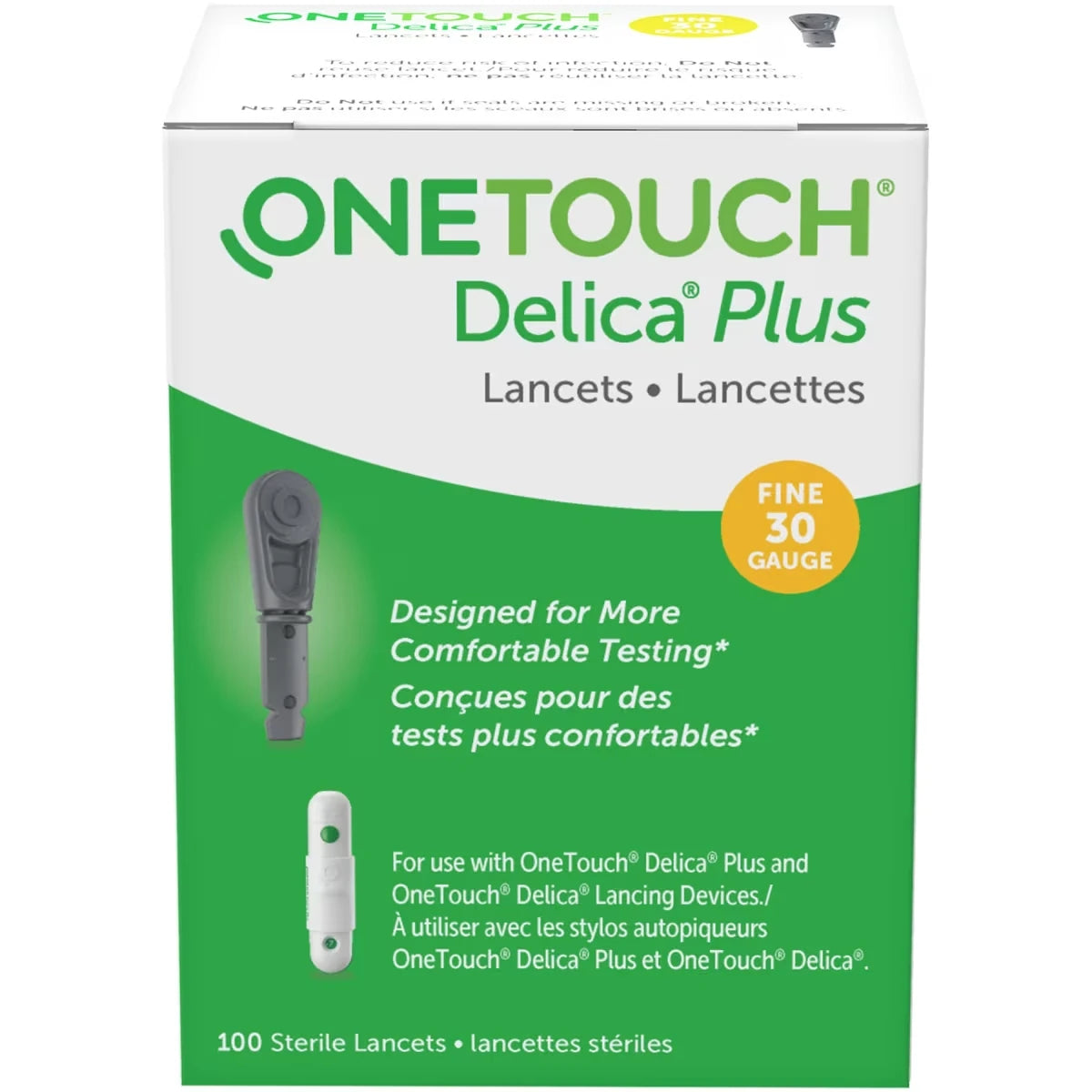 Lancettes Onetouch Delica Plus 30g