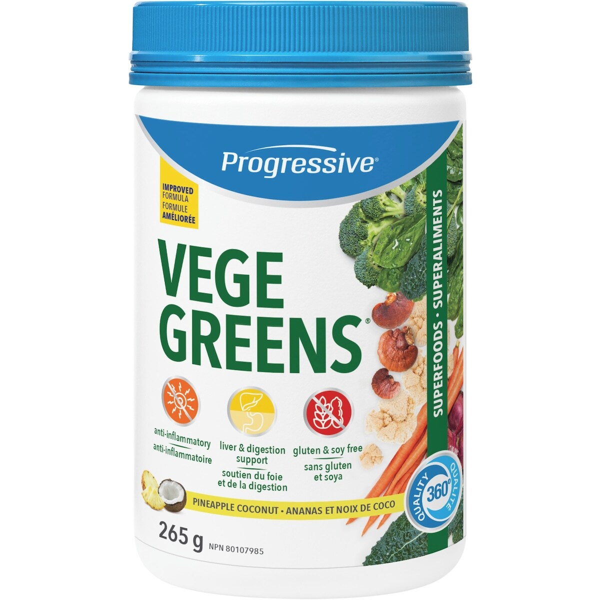 VegeGreens Ananas et noix de coco