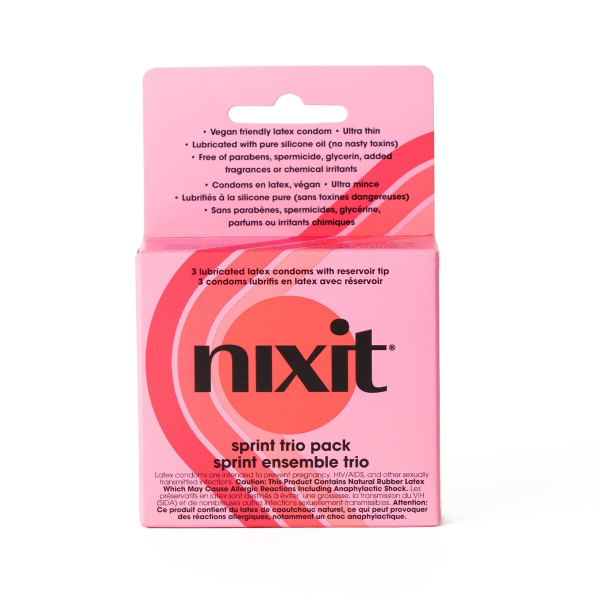 Condoms lubrifis en latex avec réservoir
