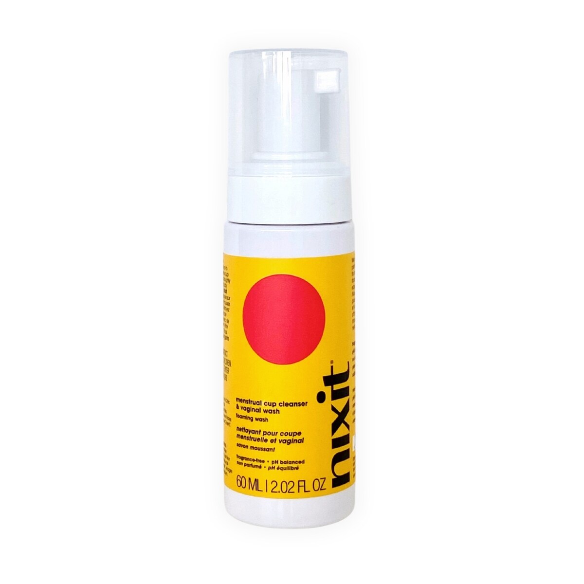 Nettoyant pour coupe menstruelle et vaginal savon moussant (format voyage)