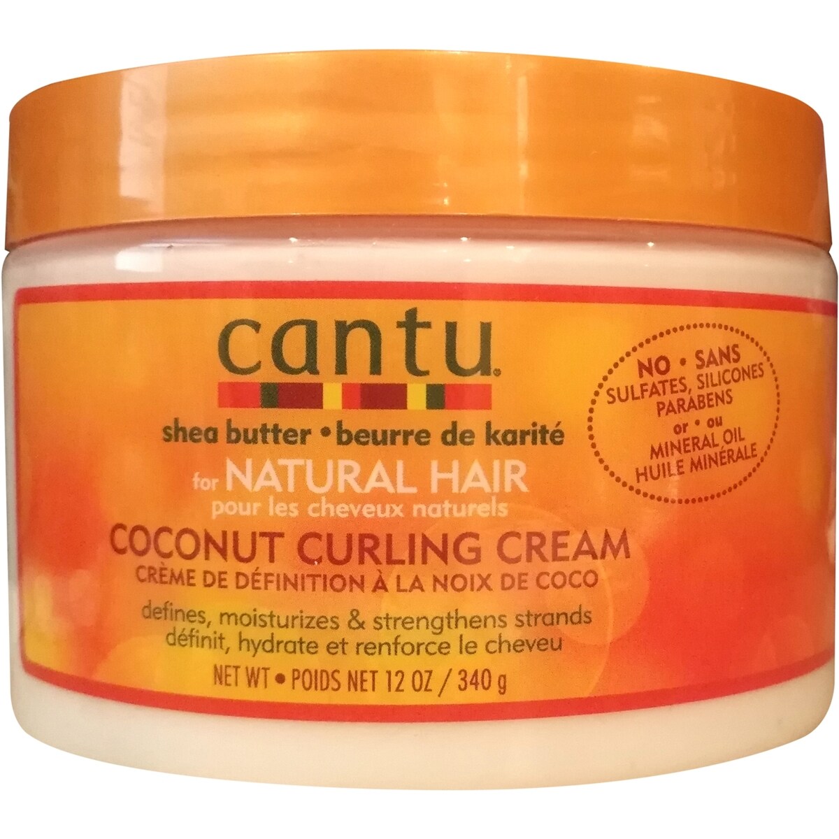 Crème coiffante pour cheveux bouclés à la noix de coco et au beurre de karité For Natural Hair Cantu