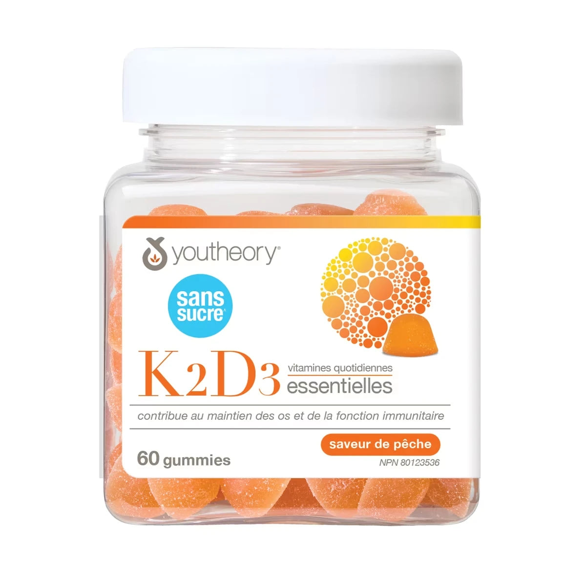 Gummies vitamine K2D3 sans sucre
