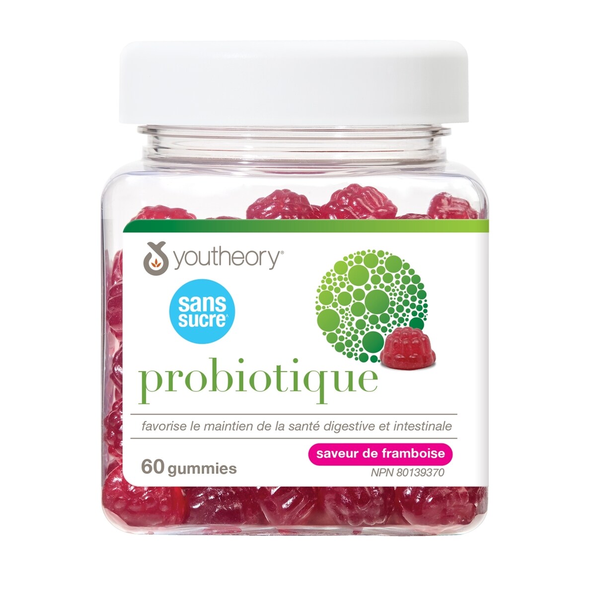 Gummies probiotiques sans sucre