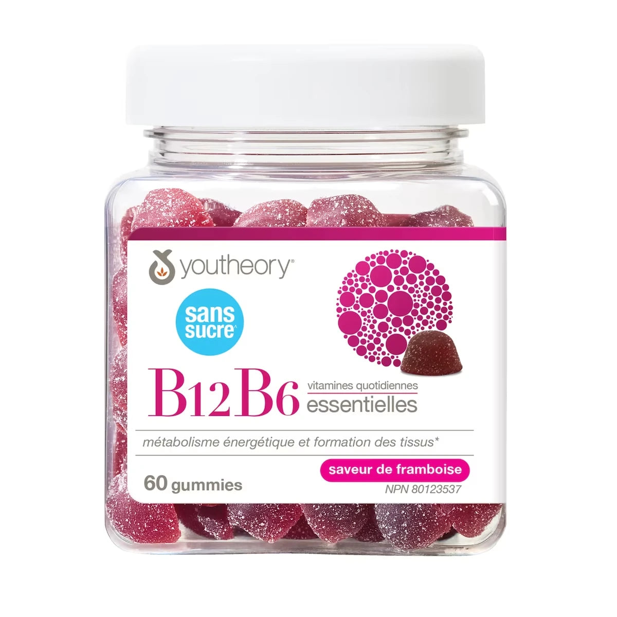 Gummies vitamine B12B6 sans sucre