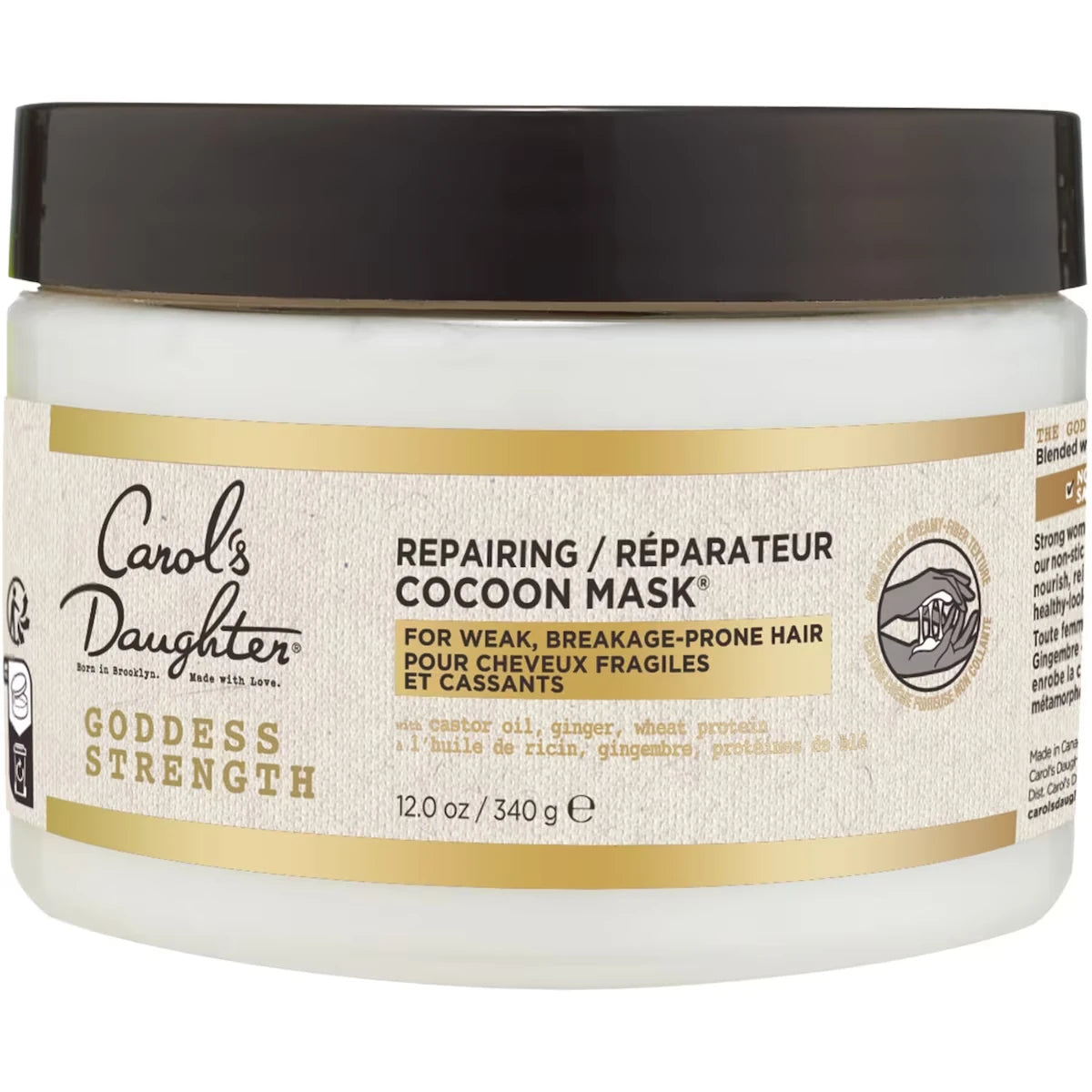 Goddess Strength Masque Hydratant Réparateur Pour Cheveux Bouclés