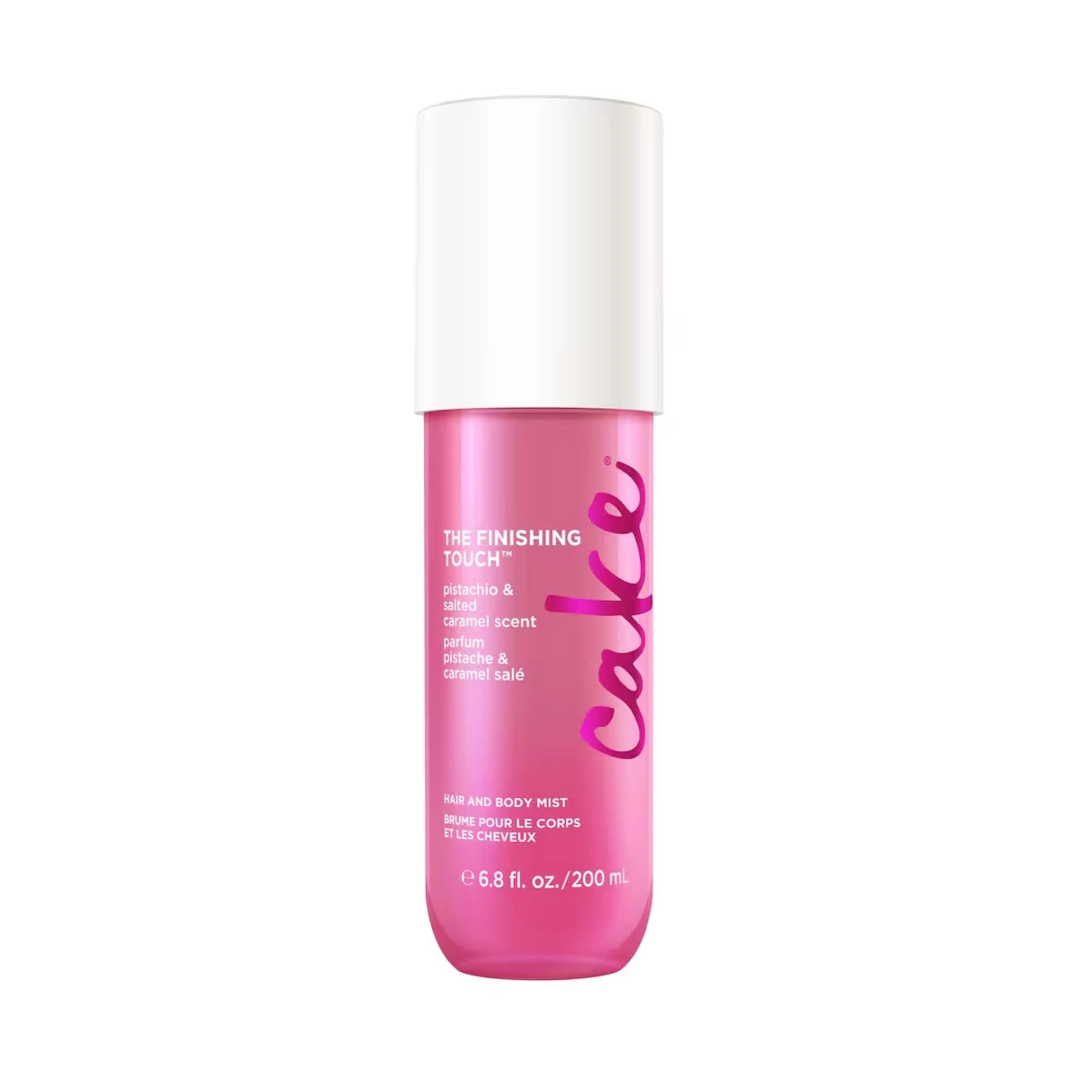 Hair & Body Mist, The Finishing Touch - Vitamin E & Argan Oil - Pistachio & Salted Caramel Scent - 6.8 Fl Oz / 200 mL