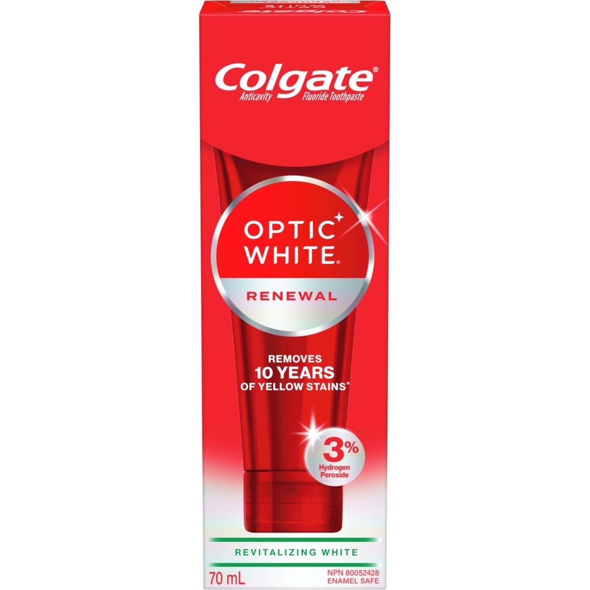 Optic White Renewal Dentifrice Blanchissant, 70 ml