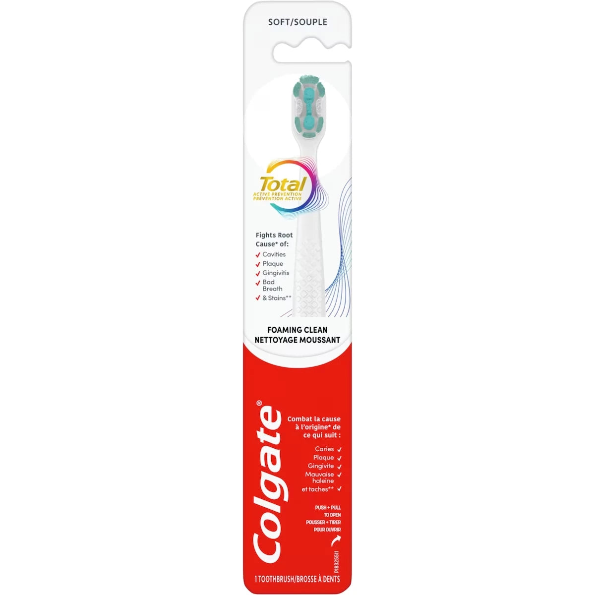 Total Active Prevention Brosse à Dents Souple et Moussante