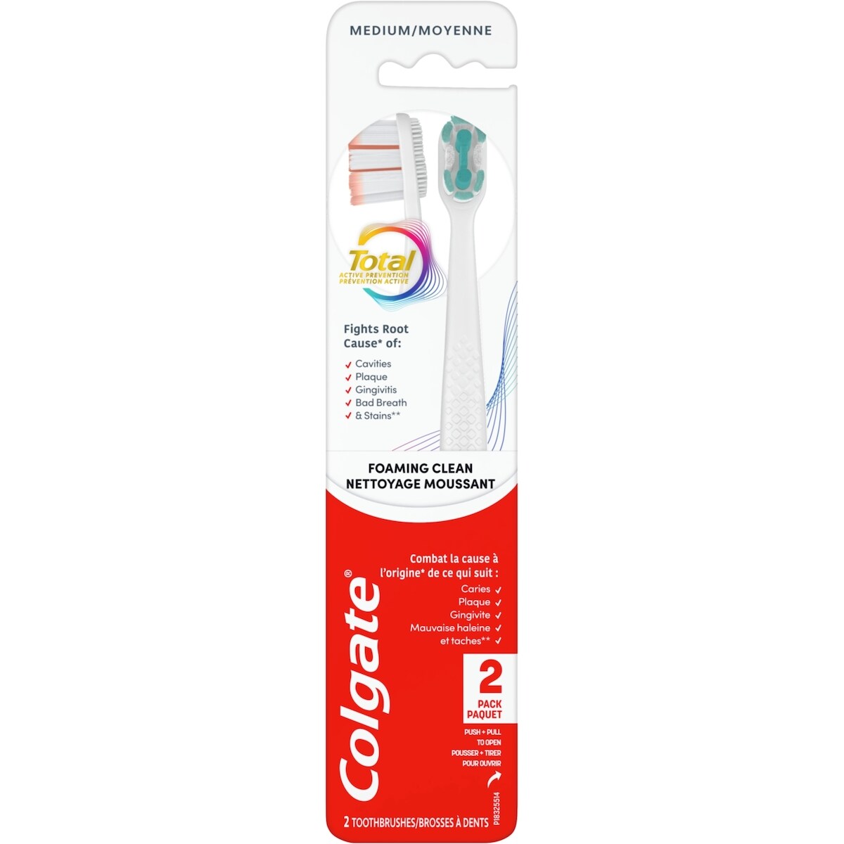 Total Active Prevention Brosse à Dents Moussante Moyenne
