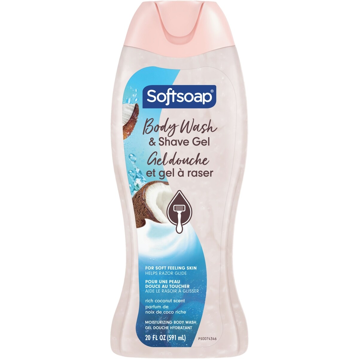 Gel Douche Hydratant le Corps, Noix de Coco Riche