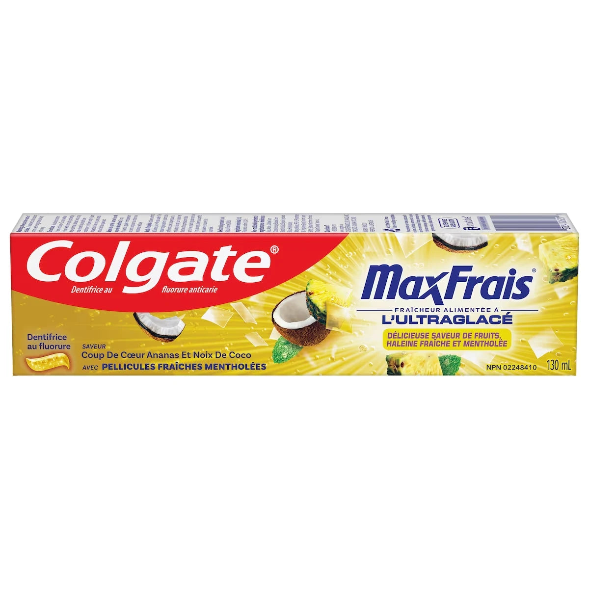 Dentifrice au fluorure MaxFresh, Coup De Cœur Ananas Et Noix De Coco