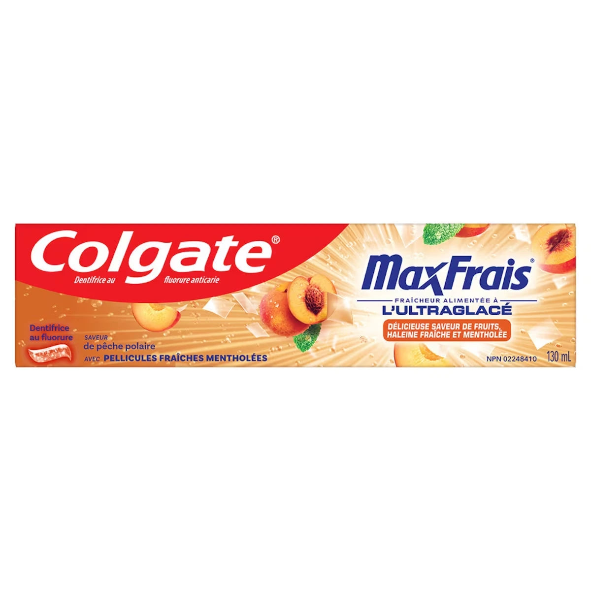 Dentifrice au fluorure MaxFresh, Pêche Polaire