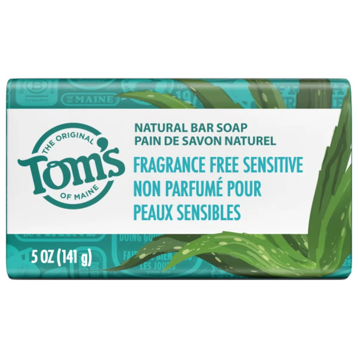 Pain de savon naturel sans parfum pour les peaux sensibles