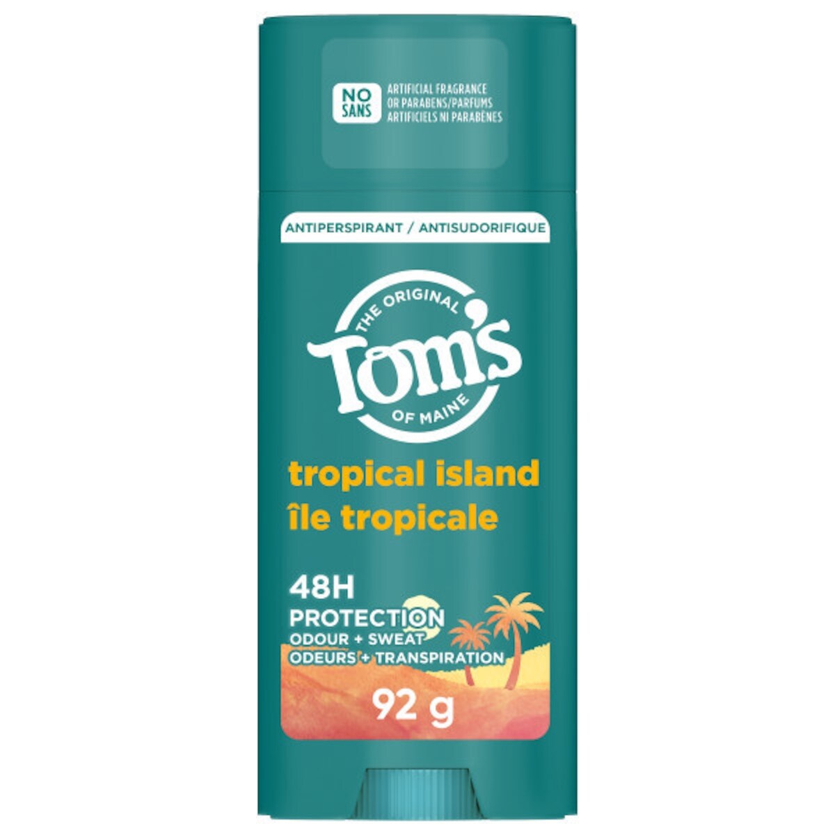 Antisudorifique Île tropicale pour hommes et femmes